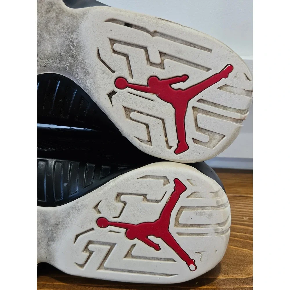Air‎ Jordan 9 Retro Low Bred Black University Red Snakeskin 832822-001 Mens 11.5